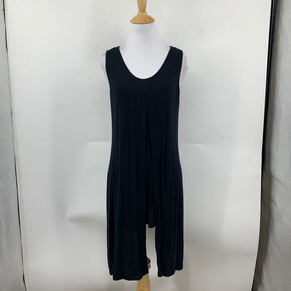 Cabi Tank Top Womens XS Extra Small Black Split Front Back Layered Beyond Tunic - Picture 2 of 15